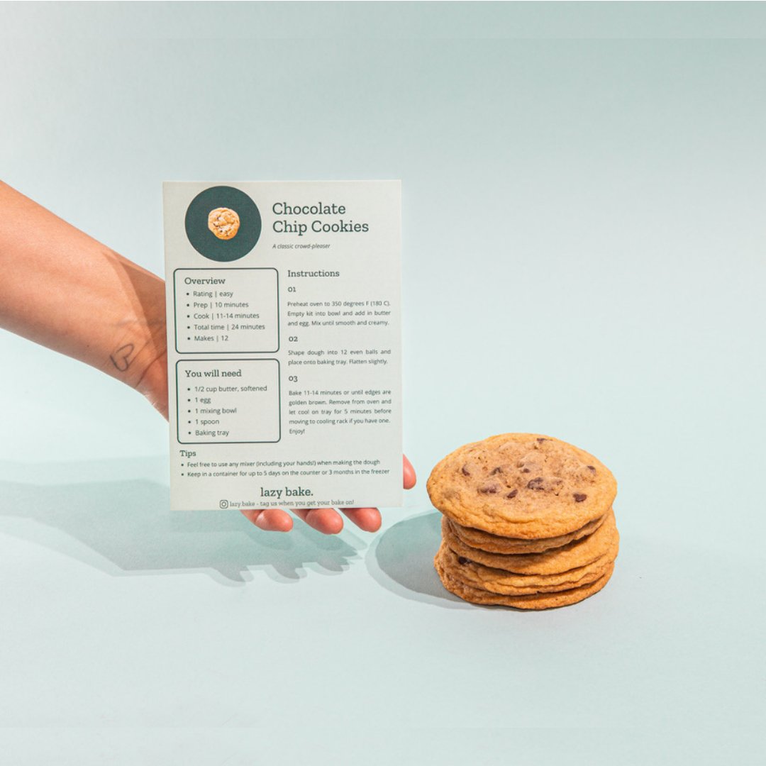 Chocolate Chip Cookies - Lazy Bake