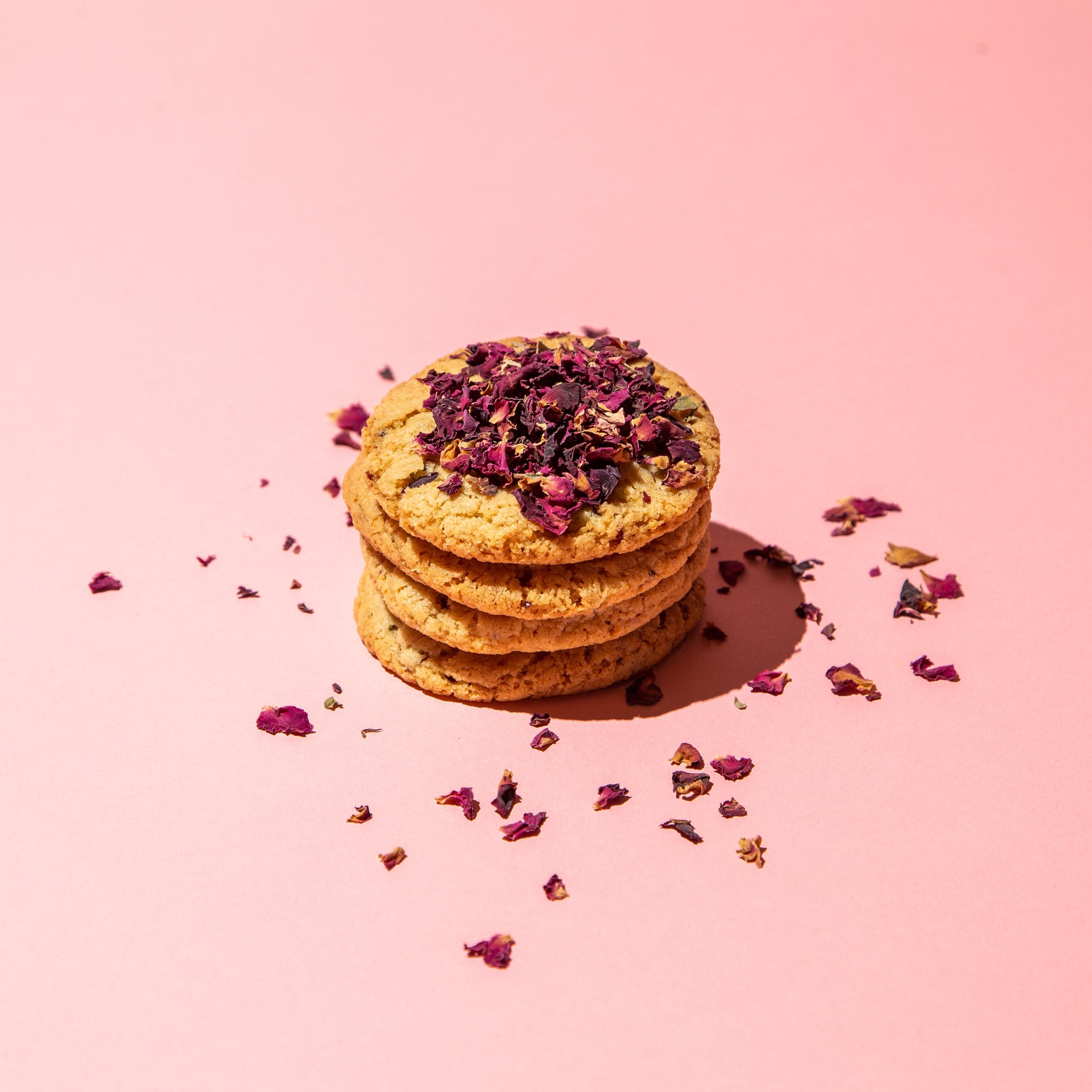 Gluten Free Lavender Rose Cookie - Lazy Bake