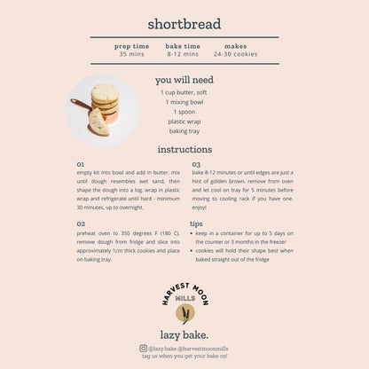 Shortbread - Lazy Bake
